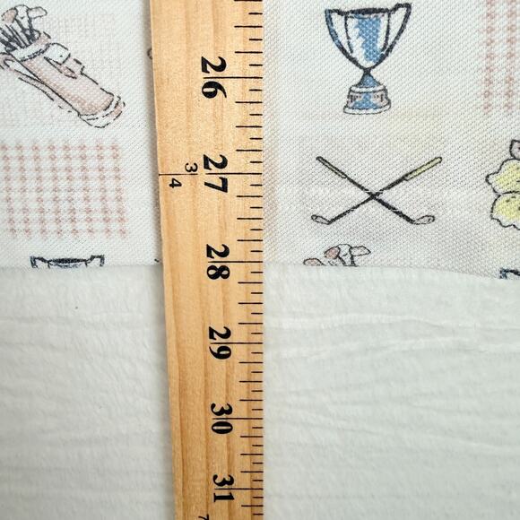 VTG K.T. Golf Mens Large Polo Golf Novelty print Y2K RetroGolf Aesthetic Funky - Picture 6 of 6